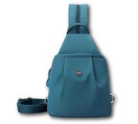 Genérico Vovtva Street Lite Chic Versatile Travel Bag, Adjustable Strap Backpack Chest Bags, Double Zipper Large Capacity (Lake Blue)