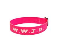 Generico W.W.J.D. Monogram - Pulseras hipoalergénicas con impresión de muñequera, unisex, ajustable, pistola de juguete para 5 años, Talla única, Nailon, No es una piedra preciosa