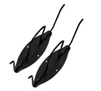 Generico Wader - Colgadores | 2 unidades organizadores de pared de acero inoxidable - Estante para botas de de metal - para entrada, garaje, sótano, taller, granero, porche, entrada, casa