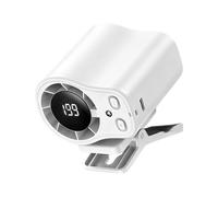 Genérico Waist Fan - Clip On Low Noise LED Display - Clip On Fan | for Cycling Traveling Fishing Camping Beach Road Trip Jobsite Men Women Youth Teens