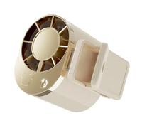 Genérico Waist Fan - Portable Equipment, Adjustable Size with Clip, High-Density Polymer, 3 Speeds USB Rechargeable, Summer Camping Outdoor Beach Festival Sports Offices Desk Hiking