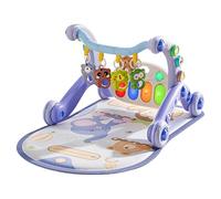 Genérico Walker Mats Play Mats, Fine Motor Sensory Stimulation Interactive Lights Colorful Buttons, Learning Toy for Boys Girls Home Use, 29.13x19.69x16.93Inches, Purple, Pink