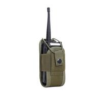 Genérico Walkie Talkie Pouch - Heavy Duty Radio Holder Case with Belt Loop, Secure Holster For Two-Way Radios | Compatible with Vests, Belts & Bags For Work & Outdoor Use