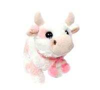 Genérico Walking Cow Toy, Electric Cow, Nodding Head Movement, Sound Wagging Tail Feature, Educational Plush Cattle for Kids Boys Girls, New Year, Holiday, 7.48x3.94x7.09 Inches 1 Piece