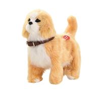 Generico Walking Dog - Tail Wagging Barking Interactive Puppy | Realistic Sensing Electronic Stuffed Dogs With Music For Play Bedroom Park Holiday Birthday Christmas And Others