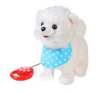 Genérico Walking Dog Toy, Electric Barking Plush Pet, Interactive Cartoon Companion Doll, Soft Animated Animal Toy, Home Decor Ideal para Boys, Girls, , Playtime, Birthday Presents