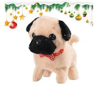 Genérico Walking Dog Toy, Electronic Interactive Stuffed Dog Plush, Realistic Soft Toy, Animal Companion Kids, Ideal para niños y niñas Aged 1+, Home Decor (140 g)