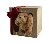 Genérico Walking Dog Toy, Interactive Barking Puppy Doll, 6.69x5.91in Tail Wagging Moving Pet, Simulation Design, Soft Plush Animal Companion for Toddler, Girls, Boys, Children, Daughter