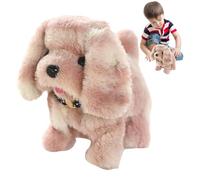 Genérico Walking Dog Toy - Plush Puppy Doll, Adorable Stuffed Robot Pet Toy, Interactive Plush Puppy Doll Realistic Walking Toys For Kids Holiday, Birthday, Fun Pet Dolls, Soft Cuddly For Boys