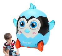 Genérico Walking Electric Interactive Animated Toy - ABS 12.5x10x12.5cm | Cartoon Musical Light Up Dancing Egg Toy, Walking Ţoy | Ideal For, Girls, Family Fun, Friends, Indoor Play