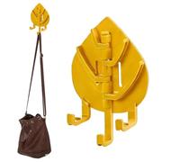 Generico Wall Adhesive Hooks Set, Strong Hanging Organizer, Coat Accessory Holder Hooks, Practical Space Saver for Home Storage of Clothing Bags Keys Bathroom Bedroom Entry 5.31x3.54in