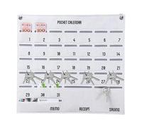 Genérico Wall Calendar Organizer, Wall Mounted Storage, Weekly & Monthly Calendar, Large Bag for Schedules & Essentials Living Room, Bedroom, Kitchen,Felt Cloth Non-Woven Fabric