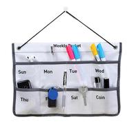 Genérico Wall Calendar Organizer, Wall Mounted Storage, Weekly & Monthly Calendar, Large Bag for Schedules & Essentials Living Room, Bedroom, Kitchen,Felt Cloth Non-Woven Fabric