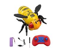 Genérico Wall Car - LED Eyes Rechargeable Bee RC Vehicle | Outdoor Party Home Birthday Age 3 and Up Kids Girls Boys Gift | Remote Control Climbing Toy Light Floor Obstacle Durable Terrain Play