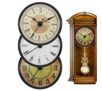 Genérico Wall Clock - 3 Piece Time Display, 7x7x3cm Hour Marker for Dormitory Hotel, Room Timer with Easy To Read Feature, Living Room Kitchen, Decorative for Rental Businesses and Restaurant