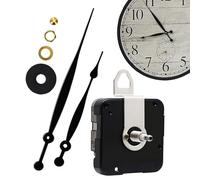 Generico Wall Clock Replacement, Clocks Hand Kit, 2.2x2.2x0.64 Inches High Torque Movement with Metal Hook, Easy-to-Install Quartz Repair Parts, Silent Decorative Mechanism for Office School Home Use