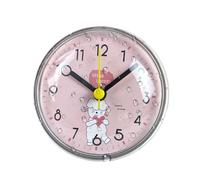 Generico Wall Clock - Silent Cute Small Desk Decor, Table Watch Wall Clock Decorative | For Home Bedroom Living Room Bathroom Mirror Tile Glass School Office Ticking Free Accuracy