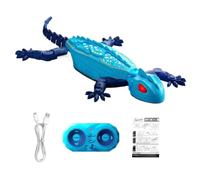 Genérico Wall Crawling Gedcko Toy with LED Eyes Rechargeable Electric Robot