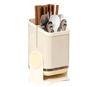 Genérico Wall Cutlery - PET ABS Utensil Storage Rack, No Drill Chopstick Holder | Kitchen Counter Caddy, Divider Drainer for Apartment, Dorm, Dining Room, Living Space Use