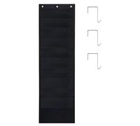 Genérico Wall File Organizer | 10-Layers Multifunctional Door Back Documents Organizer | Stationery Supplies, Foldable Storage Hanger With Metal Hooks For Letters, Newspapers, Magazines