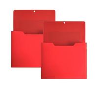 Genérico Wall File Organizer - Magnetic Letter Storage Rack 2 Pack