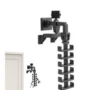 Genérico Wall Hooks, Adhesive Towel Holders, Multipurpose Robot Shape Rack, 7.87 × 3.54 × 3.54in, Ideal for Door, Purse, Backpack, Necklace, Entryway, Belt, Schoolbag, Closet, Clothes