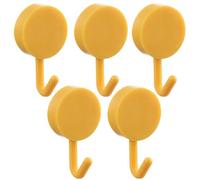 Genérico Wall Hooks Adhesive,Wall Mounted Bath Towel Hook Set of 5 - No Drill-Hook for Walls, Towel Sticky Hooks, Waterproof Dish Cloth Hookk for Home, Bathroom