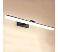 Genérico Wall Lamp Mirror Light Bath Mirror Front Lights Bathroom Waterproof Moisture-Proof Apartment Bedroom Dressing Table Makeup Lamp Black Bedside