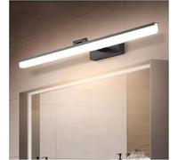 Genérico Wall Lamp Mirror Light Mirror Front Lights, Black Apartment Bathroom Energy-Saving Waterproof Dressing Table Long Strip Makeup Bedside