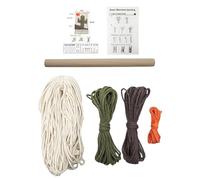 Genérico Wall Macrame - Elegant Bohemian Cactus Design Tapestry | Macrame Art DIY Boho Tapestry | Decorative Woven Kit Tassel For Home Dorm Office Apartment Fireplace Bedroom Living Room Decorations