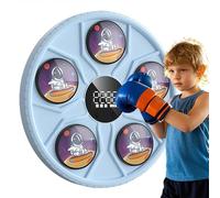 Genérico Wall Mount Boxing Machine, Electronic Smart Punch Trainer, Touch Screen & Battery-Powered Design, Shock-Absorbing Pad, Ideal for Indoor Workouts, Home Gym, Fitness Training