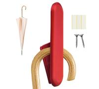 Generico Wall Mount Coat Hooks, 10,7 x 2,5 x 5 cm Heavy Duty Hat Hanger, Removable Space-Saving Wall Mounted Adhesive Hooks And Bathroom Accessories For Workplace Bedroom Entryway Kitchen Bathroom