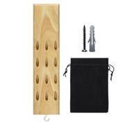 Genérico Wall Mount Dart Rack, Dart Storage Rack, Dart Display Rack, Wall Mounted Dart Holder, Dart Rack for Wall, 40.1x10.4x2cm/15.79x4.09x0.79 Inches for 12 Tip Darts with Storage Bag