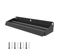 Generico Wall Mount Organiser, Hammer Holder Wall, Tool Storage Holder, Fits Most Hammers, Tool Steel Bracket, Hammer and Tools Organization for Garage, 40x12.5x7cm Black