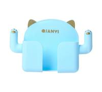 Genérico Wall Mount Phone Holder - Wall Mounted Tablet Holder | Wall Phone | Shower Phone | 4 Adhesive Wall Mount Phone | Lazy Mobile Phone Stand | Strong Adhesion Charging Phone Stand