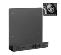Genérico Wall Mount Record, Record Display Holder, Metal Record Holder, Floating Wall Shelves, Music Lovers Holder, Record Album Organizer, Wall Mounted Organizer, 25 x 25 x 6 cm, 9,84 x 9,84 x 2,36