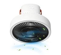 Genérico Wall Mounted Fan Indoor Silent Remote Control 4000mA Device