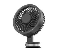 Genérico Wall Mounted Fan, Personal Desk Fan, USB Rechargeable Suction Cup Air Circulator with 3000mAh Battery, Compact CoolingFan for Warehouse Garage Factory Home Bedroom Patio Travel