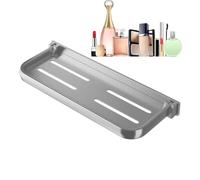 Genérico Wall Mounted Folding Rack - Aluminum Floating Organizer, Storage