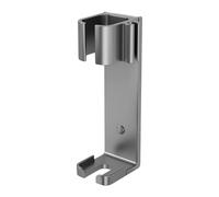 Genérico Wall Mounted Hair Dryer Holder - No Drill Compact Storage Rack, Organizer For Dryer Straightener Brushes Combs | Bathroom Dresser Accessory For Home Hotel Salon Stylist Beauty Setup