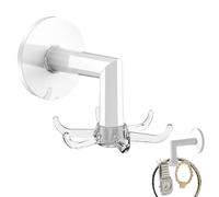 Genérico Wall-Mounted Rotating Rack - 360-Degree Multifunctional 6 Claw Hook | Rotating Kitchen Utility Hooks | Wall Hook Punch-Free Adhesive Waterproof Hooks Heavy Duty for Kitchen