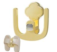 Genérico Wall Mounted Slipper Hook - Suction Cup Footwear Holder | Bathroom Shoe Hanger Storage Organizer Space Saving Rack For Tiles Glass Walls Dorm Hostel Apartment Washroom Accessory