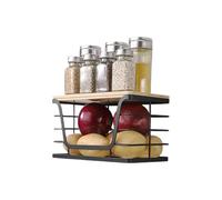 Genérico Wall Mounted Trash Bag Storage - Wooden Lid Holder for Kitchen and Laundry | Stackable Organizer for Pantry, Bedroom, Bathroom, RV, Dorm, Balcony, Under Sink, or Toilet Organization