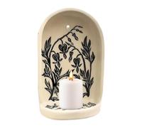 Genérico Wall Niche Shelf - Sacred Meditation Decor, Stylish Home Wall Art for Displaying Statues Candles Crystals Stones, Ideal for Living Room Bedroom Hallway Office Collectors