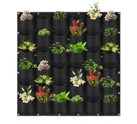 Generico Wall Pocket Planter - 36 Pocket Grow Bag | Felt Vertical Garden Hanging Planter for Strawberry, Tomato And Flowers - Ideal for Home, Yard, Balcony, Patio Decoration