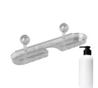 Genérico Wall Shelf For Bathroom - 41x11x11cm Over Faucet Bathroom Wall Storage Organizer | Suction Cup Soap Holder Sink Rack For Toiletry Makeup Skin Care Products Brush Kitchen Sponge Dorm