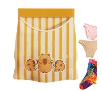 Genérico Wall Storage Bag, Large Capacity Door Organizer 13.78x15.75in Bedroom Mounted Diaper, Underwear Space Saving Solution, Socks Mesh Storage Bag for Nursery Stuff