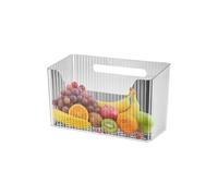 Genérico Wall Storage Basket, Translucent Wall-Mounted Box, 7.87x4.72x3.35in Self-Adhesive Hooks, Under Sink Door Shelf, Space-Saving Storage for Bathroom, Home, and Dorm Use