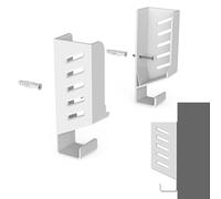 Genérico Wandmontiertes Router - Stabiles Edelstahl Schweberegal, Kompaktes Modernes Design | Idealer Halter Für WiFi Router Modem TV Box Kabelbox Weiß Platzsparende Lösung Für Zuhause Büro