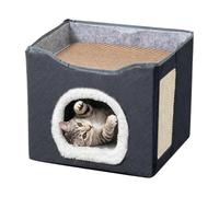 Genérico Warm Cat Cave - Washable Kitten Bed ¦ 40x34x33cm Cat Tent for Secured Warmth, Soft Plush for Pet Cage, Pet Sleeping Shelter Insulated House, Cave Cushion for Small Animals